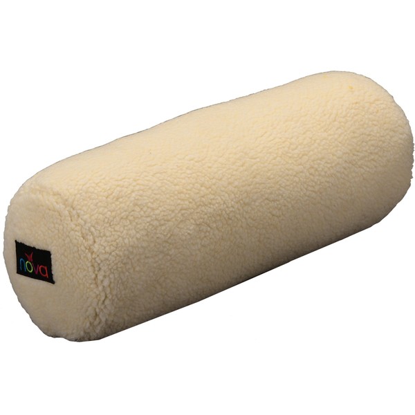 NOVA Neck, Back & Under Leg Roll Pillow, Travel Cervical Bolster Pillow, Soft Fleece Cover is Removable & Washable