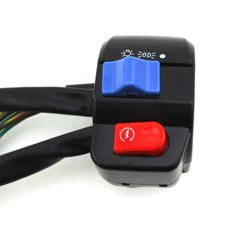 TC-Motor Aluminum 7/8'' 22mm Left Right Handle Switch Control Assembly
