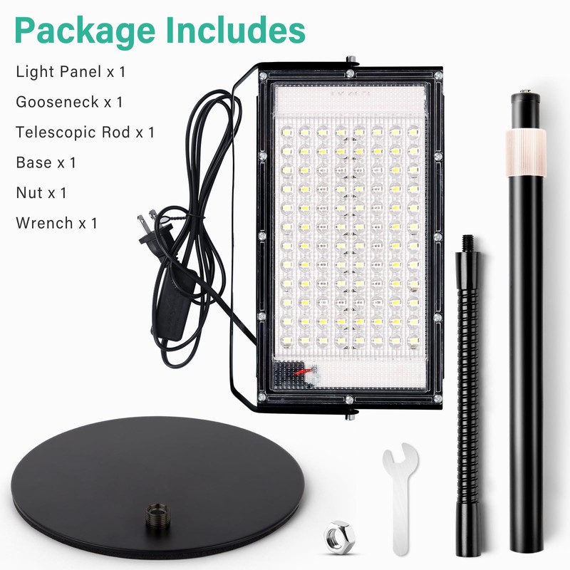 LBW Grow Light for Indoor Plants,96 LED Full Spectrum Plant