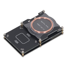 NFC Card Reader Writer, Card Copier NFC Card Reader Kit 512kb Memory IC ID Card Copier Reader Writer with UID Cards, Stationary Credit Card Readers (1 T5577 Card 3 UID Cards and