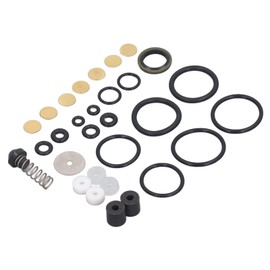 PCP Air Compressor Replacement Parts,High Pressure Pump Repair Kit with O Rings Seals Valve Piston Filter Set Gauge Essential Maintenance for Airguns Rifles Paintball Guns Scuba