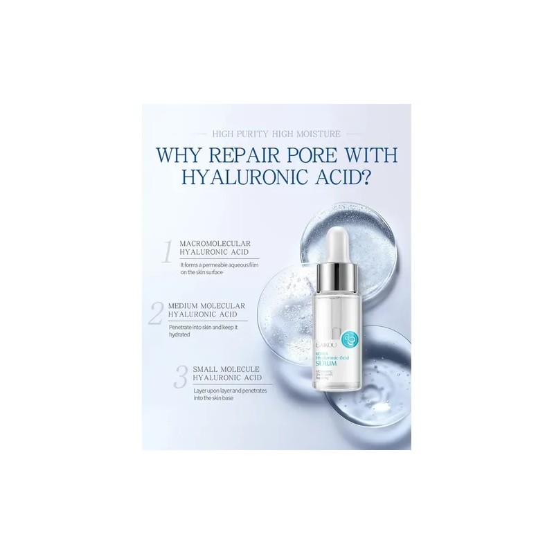 Laikou Pro Moisturizing Essence Repair Skin Shrink Pore 2pcs