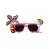 Dusenly 2 x pinke Flamingo-Partybrillen, hawaiianische Partybrille, Flamingo-Sonnenbrille, lustig, tropische