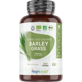 WeightWorld Organic Barley Grass 500mg 240 Capsules