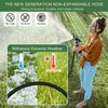 Garden Hose 75 ft, Non-Expandable Flexible Water Hose with 10