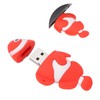 Cartoon U Disk Red Clownfish Appearance High Speed Bulk Storage