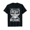 Aircraft Mechanic Logo Badge Aviation T-Shirt