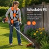 Double Shoulder Trimmer Harness for Yard Work – Adjustable Padded