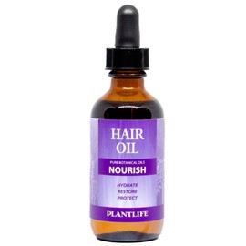 Plantlife Nourish Hair Oil - Scalp & Hair Strengthening Oil for All Hair Types - Formulated to Replenish and Rejuvenate your Hair and Scalp