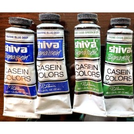 4 Casein The Shiva Series Underpainting full soft 37ml Tubes, Set of 4