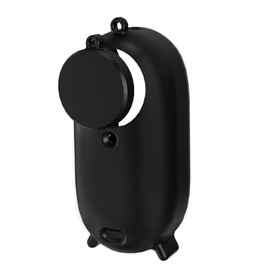 Buziba Silicone Protective Cover Case with Lens Cap Cover Silicone Sleeve for Insta360 GO 3 Action Camera Accessories(Black)