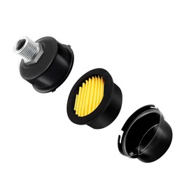 Tnuocke 2pcs 1/2" Thread Air Compressor Silencer,Air Compressor Intake Filter Sound Muffler Accessories 20mm for generators; blowers; exhaust ports