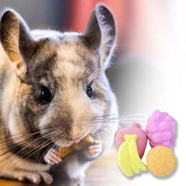 ZBJBinCH Hamster Teeth Grinding Stone Guinea Pig Toys Chinchilla Toys Pumice Mineral Calcium Snack Chew Toy, Chews for Hamster, for Bunny Squirrel Hamster Small Pet Hamster Chews