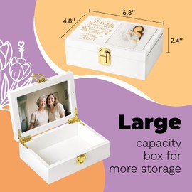 Aunt Gifts from Niece Mothers Day Gifts for Aunt, Auntie Gifts - Aunt Birthday Gift, Valentines Gifts for Aunt-Gifts for New Aunt Figurine Picture Frame Box