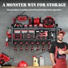 Power Tool Organizer Wall Mount, Large 8 Drill Holder Wall