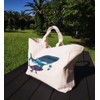 J's Select Tote Shoulder Bag, 2-Way, Large Capacity, Canvas, Logo