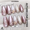 COLORBIRD Nail Tips, Short, Set of 24, Nails, Press-On Nails,
