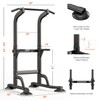SogesPower Power Tower Dip Station Pull Up Bar for Home