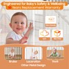 180" Extra Wide Retractable Baby Gates for Large Openings, 42"
