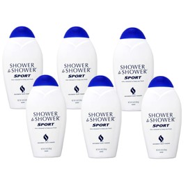 Shower to Shower Sport Absorbent Body Powder 8 oz (Pack of 6)
