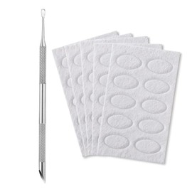 Cuticle Pusher Tool, Professional Nail Tools Set With 50 Grit Sandpapers, Dual Ended Cuticle Remover And Nail Scraper For Precise Manicure And Pedicure Care