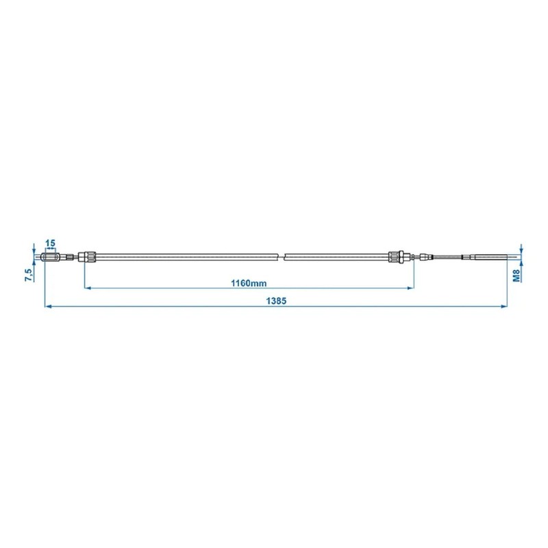 ProPlus Brake Cable Eyelet Suitable for AL-KO HL1160 GL1385 2088800401
