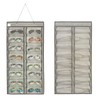 ANIZER Dual-sided Hanging Sunglasses Organizer Dust-Proof Glasses Storage Wall Pocket