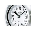 MPM Quality Design Plastic Bathroom Clock, Quartz Movement Sweep, 3-5