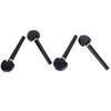 4Pcs Cello Tuning Pegs Smooth Fine Adjustment Ebony Wood Orchestral