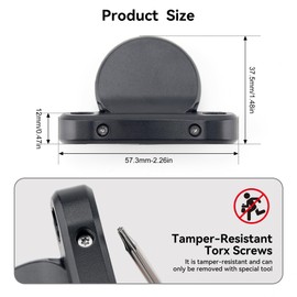 DLENP Bicycle Mount for AirTag, AirTag Bicycle Holder Hidden on Saddle for Bicycle Saddle, Anti-Theft GPS Tracker Bicycle Accessories with Theft Protection, Compatible with Mountain Bikes, Road Bikes