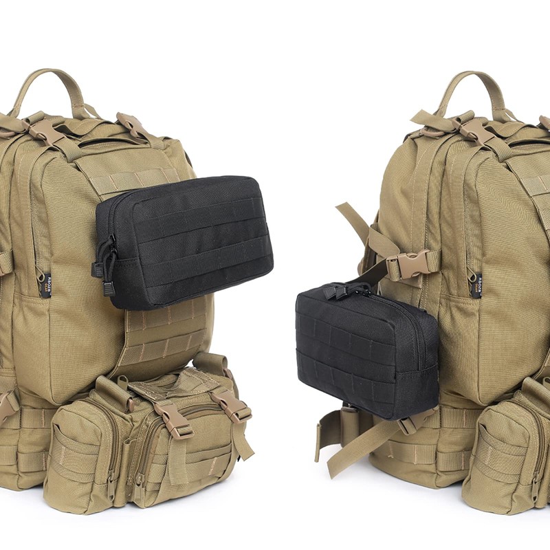 TRIWONDER Molle Pouch, Survival Game Pouch, Tactical Military Bag, Belt