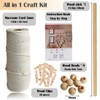 suo long Macarame Kit for Beginner to Making Photo Wall