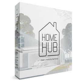 Home Organizer Binder 8.5x11, Household Planner, Organize Your Property & Possessions, Ideally Suited as a Important Document Binder or Household Record Keeping Book, Home Ownership Gifts