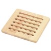 パール金属 ワコートレーディング 木製 鍋敷き 鍋敷 角型 幅20 × 奥行20 ×