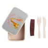 Fabulous Lunch Box Lunchbox mit Besteck, Grau, Sophie die Maman