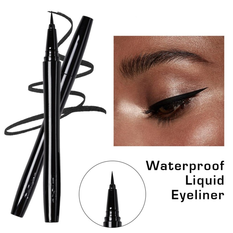 Waterproof Liquid EyeLiner Smudge-Proof & Transfer-Resistant Ultra-Fine Eyeliner Pen Stay