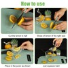 JOAOXOK Lemon Juicer Squeezer,2pcs Portable Transparent Fruit Juicer,Hand Juicer for