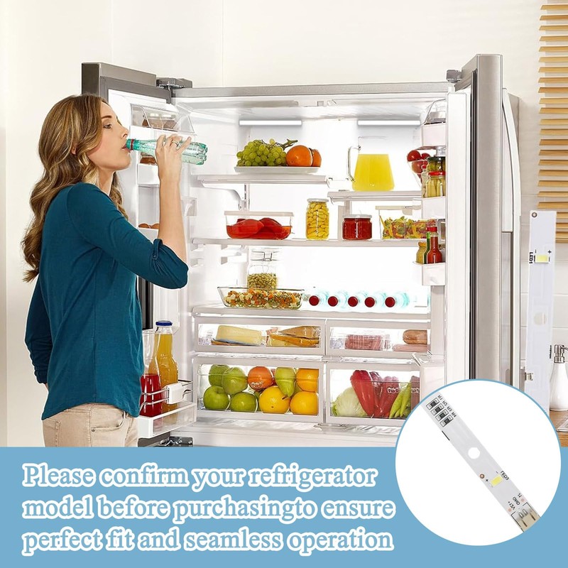 Kühlschrank Licht,Led-Leiste für Kühlschrank,mit Bajonett,Fridge Lighting