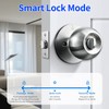 SISAV Smart Fingerprint Door Lock with App Control & Key,