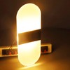 LED Wall Light Acrylic 360° Up Down 6W Warm Modern