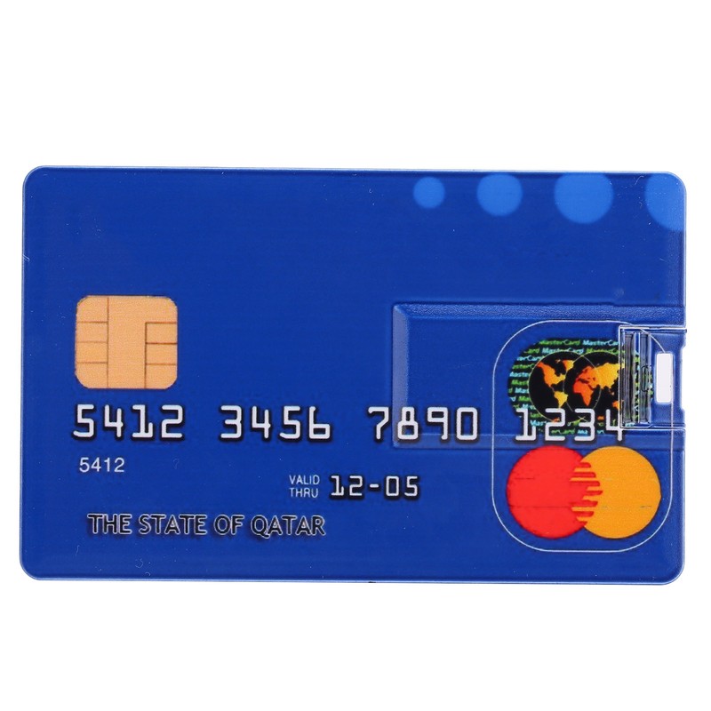 Card Shaped U Disk Simple Unique USB Flash Drive for