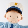 sigikid 43348 Hand Puppet, Blue/Policeman, One Size