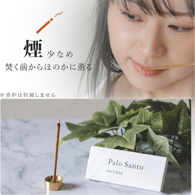 DANNY LIB Palo Santo Incense, Mini Incense Holder Included, Short