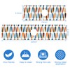 Mid-Century Drop Shapes Kitchen Sink Splash Guard Mat Absorbent Fast