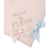 Maison de Fleur Handkerchief Towel, Bicolor Ribbon Towel, Handkerchief, light