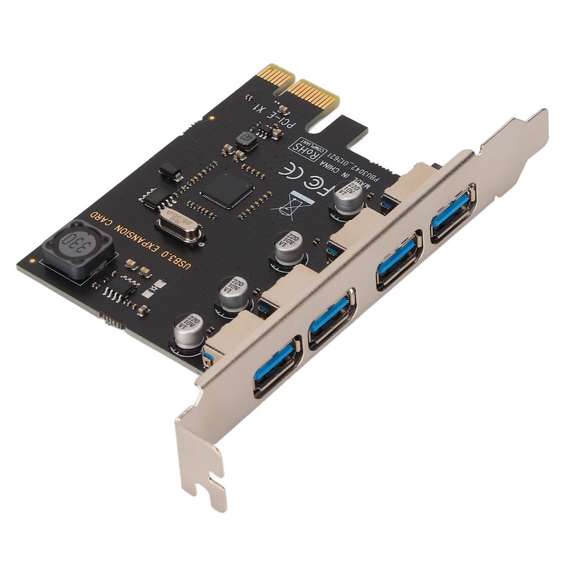 PCI E to USB 3.0 Expansion Card 4 Ports 5Gbps