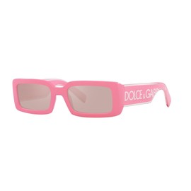 Dolce & Gabbana Women's Narrow Rectangle Sunglasses, Pink, One Size