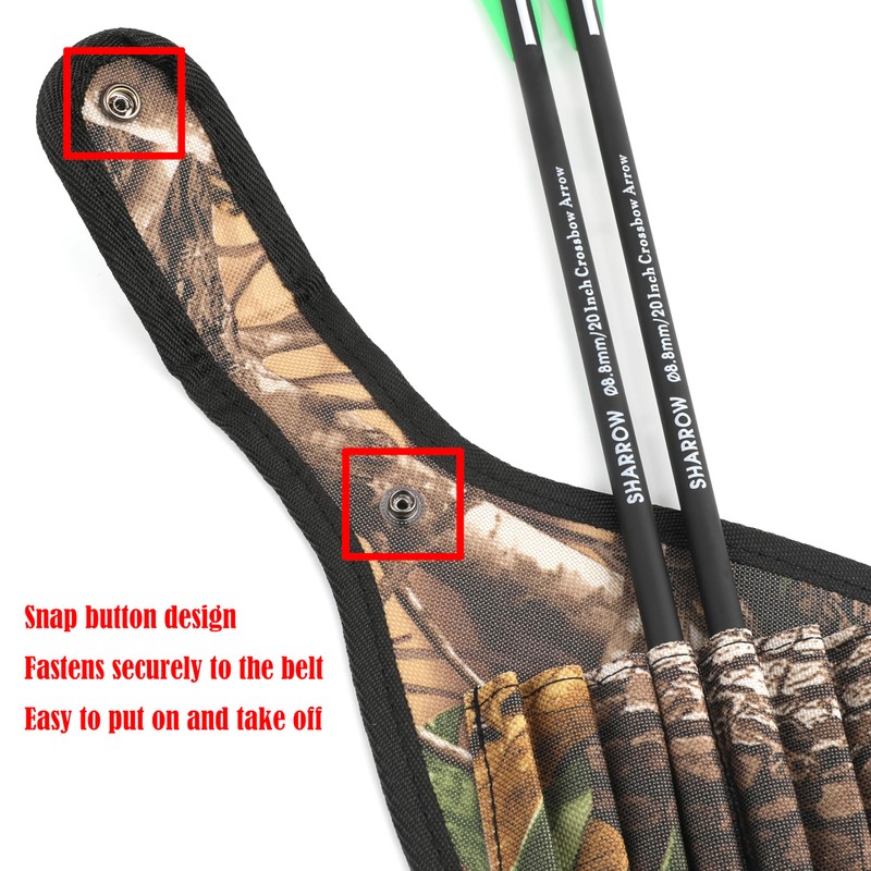 Crossbow Arrow Quiver Mini Crossbow Bolt Quiver Pocket Arrow Holder