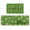 Artoid Mode Green Daisy Hello Sunshine Bloom Spring Kitchen Mats
