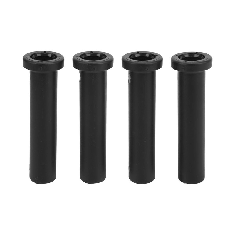 4pcs Front A Arm Long Bushing with Spacer Black Replacement